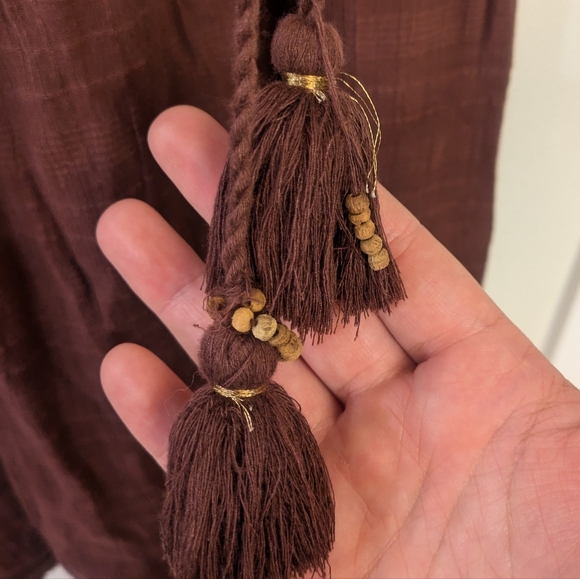 Free People Dark Purple Sundrenched Mini Dress. NWT. Large - Picture 4 of 5